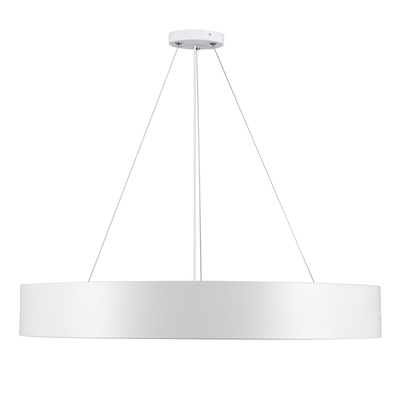 GloboStar® BURTON 61203-S Πλαφονιέρα Οροφής LED CCT 75W 8625lm 120° AC 220-240V - Εναλλαγή Φωτισμού μέσω Τηλεχειριστηρίου All In One Ψυχρό 6000k+Φυσικό 4500k+Θερμό 2700k Dimmable Φ60cm - Λευκό - 3 Years Warranty