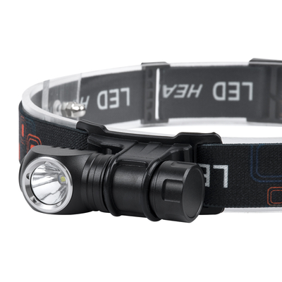 GloboStar® 79040 Φορητός Φακός Κεφαλής Επαναφορτιζόμενος LED Luminus SST20 10W 1000lm 30° Μοιρών με 1 x 16340 Μπαταρία 800mAh USB 2.0 3 Modes Αδιάβροχο IP54 Ψυχρό Λευκό 6000K