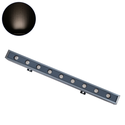 GLOBOSTAR® WASHER-NAIA 90173 Μπάρα Φωτισμού Wall Washer LED 9W 1035lm 30° DC 24V Αδιάβροχο IP65 Φυσικό Λευκό 4500K Dimmable - Γκρι Ανθρακί - Μ50 x Π4 x Υ5cm - 3 Χρόνια Εγγύηση