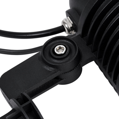 GloboStar® TREELIGHT-LINA 90657 Σποτ Φωτισμού Ειδικό για Φυτά - Δέντρα με Βάση Κήπου / Καρφωτό LED 6W 630lm 30° DC 24V Αδιάβροχο IP65 Μ10.5 x Π18 x Υ40cm Πολύχρωμο RGBW DMX512 - Γκρι Ανθρακί - 3 Years Warranty