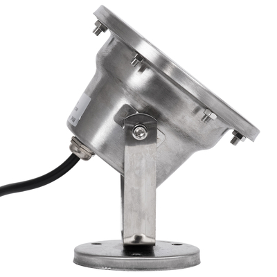 GLOBOSTAR® UNDERWATER-DINA 90676 Υποβρύχιος Προβολέας Σποτ για Σιντριβάνια/Πισίνες LED 6W 660lm 30° DC 24V Αδιάβροχο IP68 Θερμό Λευκό 2700K Dimmable - Ανοξείδωτο Ατσάλι 304 - Μ12 x Π12 x Υ14cm - 3 Χρόνια Εγγύηση