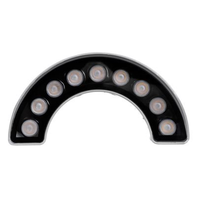 GLOBOSTAR® TREELIGHT-WINA 90680 Κυρτή Μπάρα Φωτισμού Wall Washer για Φυτά - Δέντρα LED 9W 990lm 30° DC 24V Αδιάβροχο IP65 Θερμό Λευκό 2700K Dimmable - Γκρι Ανθρακί - Μ20.5 x Π5.5 x Υ11cm - 3 Χρόνια Εγγύηση