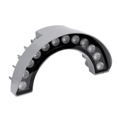 GLOBOSTAR® TREELIGHT-WINA 90681 Κυρτή Μπάρα Φωτισμού Wall Washer για Φυτά - Δέντρα LED 12W 1320lm 30° DC 24V Αδιάβροχο IP65 Θερμό Λευκό 2700K Dimmable - Γκρι Ανθρακί - Μ23.5 x Π7.5 x Υ12cm - 3 Χρόνια Εγγύηση