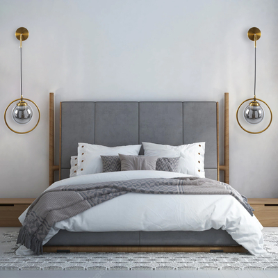 GloboStar® VIENNA 00923 Μοντέρνο Επιτοίχιο Φωτιστικό Απλίκα Μονόφωτο 1 x E27 IP20 Χρυσό Μέταλλο με Ασημί Γυαλί - Μ25 x Π23 x Υ27cm