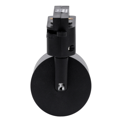 GloboStar® LEO 60353 Μοντέρνο Φωτιστικό Οροφής Σποτ Μονόφωτο 1 x GU10 IP20 Μαύρο Αλουμίνιο - Μ6 x Π6 x Υ19cm - 5 Χρόνια Εγγύηση