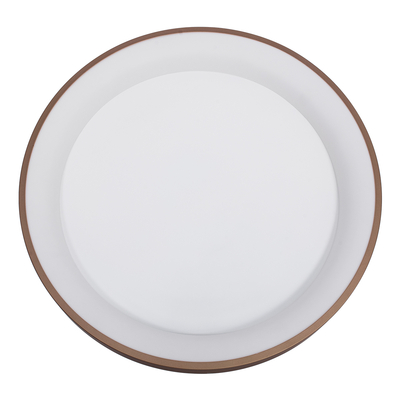 GloboStar® SALEM 61240 Πλαφονιέρα Οροφής Δαχτυλίδι-Κύκλος LED CCT 105W 12075lm 120° AC 220-240V - Εναλλαγή Φωτισμού μέσω Τηλεχειριστηρίου All In One Ψυχρό 6000k+Φυσικό 4500k+Θερμό 2700k Dimmable Φ60cm - Καφέ Χάλκινο - 3 Years Warranty