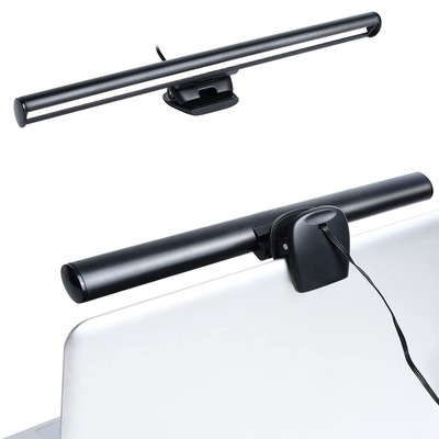 GloboStar® 76552 E-READING LIGHT Φωτιστικό Οθόνης με Χειριστήριο LED 5W 565lm 120° AC 5V IP20 CCT Θερμό Λευκό 2700K - Φυσικό Λευκό 4500K - Ψυχρό Λευκό 6000K Dimmable Μαύρο Πλαστικό Μ26 x Π4.5 x Υ4.5cm - 2 Xρόνια Εγγύηση