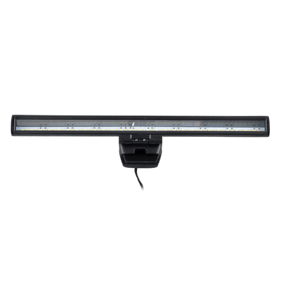 GloboStar® 76552 E-READING LIGHT Φωτιστικό Οθόνης με Χειριστήριο LED 5W 565lm 120° AC 5V IP20 CCT Θερμό Λευκό 2700K - Φυσικό Λευκό 4500K - Ψυχρό Λευκό 6000K Dimmable Μαύρο Πλαστικό Μ26 x Π4.5 x Υ4.5cm - 2 Xρόνια Εγγύηση