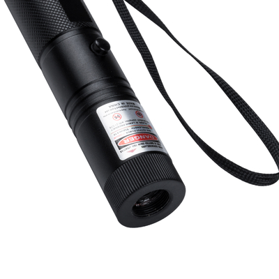 GloboStar® 78996 Φορητό Επαναφορτιζόμενο Laser Pointer 5Mw Class 3 DOT Zoom με Extra Κεφαλή για Dot Effects με Μπαταρία 18650 Li-ion 4800mAh & Φορτιστή - Κόκκινο 650nm Φ2.2 x Υ15cm