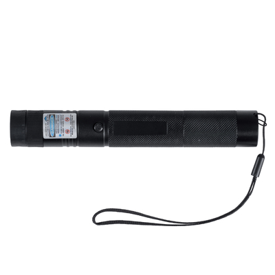 GloboStar® 78998 Φορητό Επαναφορτιζόμενο Laser Pointer 5Mw Class 3 DOT Zoom με Extra Κεφαλή για Dot Effects με Μπαταρία 18650 Li-ion 4800mAh & Φορτιστή - Μπλε 450nm Φ2.2 x Υ15cm
