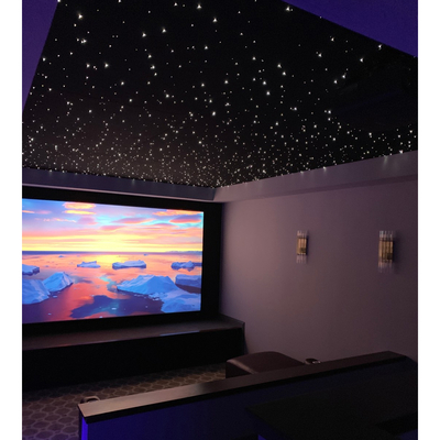 GloboStar® 79612 Μηχανή Οπτικής Ίνας Μονής Κεφαλής - Fiber Optic Light Machine Single Head LED 45W AC 220-240V με Ασύρματο Χειριστήριο RF 2.4Ghz Μ14 x Π26 x Υ8.5cm RGBW - 2 Years Warranty