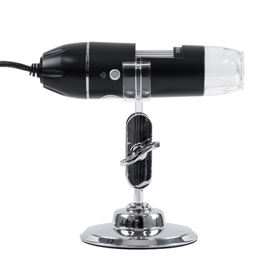 GloboStar® 79995 Digital Electron Microscope With 8 LED - Ψηφιακό Ηλεκτρονικό Μικροσκόπιο με 8 LED USB & Type-C Adapter DC 5v x1600 Zoom Mode - Video Camera 2MP 1600x1200 Φ3.5 x Υ12cm