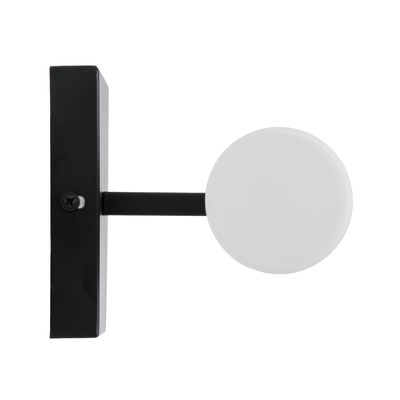 GloboStar® ANAIS 60408 Μοντέρνο Φωτιστικό Τοίχου - Απλίκα Καθρέπτη Μπάνιου - Πίνακα 2 x G9 270° AC 220-240V IP44 Μ34 x Π12 x Υ11cm - Μαύρο - 5 Χρόνια Εγγύηση