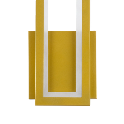 GloboStar® TIARA 61328 Φωτιστικό Τοίχου - Απλίκα Design LED CCT 12W 1440lm 360° AC 220-240V - Εναλλαγή Φωτισμού μέσω Διακόπτη On/Off All In One Ψυχρό 6000k+Φυσικό 4500k+Θερμό 2700k Μ12.5 x Π4 x Υ32cm - Χρυσό - 3 Years Warranty