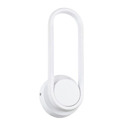 GloboStar® DALLAS 61346 Φωτιστικό Τοίχου - Απλίκα Design LED CCT 12W 1440lm 360° AC 220-240V - Εναλλαγή Φωτισμού μέσω Διακόπτη On/Off All In One Ψυχρό 6000k+Φυσικό 4500k+Θερμό 2700k Μ12 x Π6.5 x Υ32cm - Λευκό - 3 Years Warranty