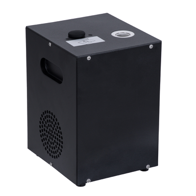 GloboStar® 51148 SIRENS Επαγγελματική Επιδαπέδια Μηχανή Cold Sparkle Machine - Fountain Εφέ με Άκαυστες Σπίθες 600W AC 220V-240V DMX512 Display on Body - Μαύρο - L18 x W16.5 x H24cm