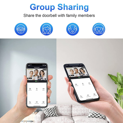 GloboStar® 86074 Ολοκληρωμένο Έξυπνο Σύστημα Ματάκι Θεατή & Κουδούνι Σπιτιού για Εξώπορτες - 1 x Κάμερα 1.0MP 1080P - Θέαση 166° με Νυχτερινή Λήψη, PIR Αισθητήρα Κίνησης & Ομιλία/Ήχος Διπλής Κατεύθυνσης - Εφαρμογή APP σε Android & iOS - Επαναφορτιζόμενη Μπαταρία Λιθίου 2500mAh - PAL/NTSC Signal - DC 5V - Λευκό & Μαύρο - Μ5 x Π4 x Υ3.8cm - 2 Χρόνια Εγγύηση