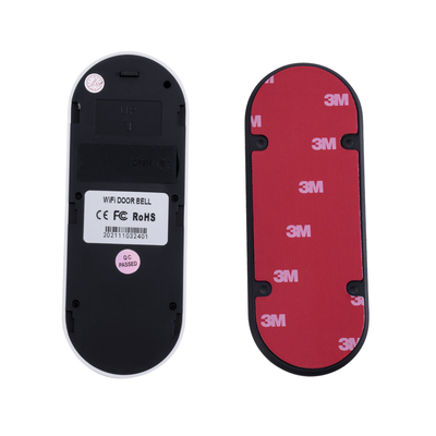 GloboStar® 86074 Ολοκληρωμένο Έξυπνο Σύστημα Ματάκι Θεατή & Κουδούνι Σπιτιού για Εξώπορτες - 1 x Κάμερα 1.0MP 1080P - Θέαση 166° με Νυχτερινή Λήψη, PIR Αισθητήρα Κίνησης & Ομιλία/Ήχος Διπλής Κατεύθυνσης - Εφαρμογή APP σε Android & iOS - Επαναφορτιζόμενη Μπαταρία Λιθίου 2500mAh - PAL/NTSC Signal - DC 5V - Λευκό & Μαύρο - Μ5 x Π4 x Υ3.8cm - 2 Χρόνια Εγγύηση