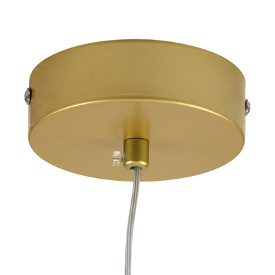 GloboStar® TEARS 61310 Κρεμαστό Φωτιστικό Οροφής Design LED CCT 3W 330lm 180° AC 220-240V - Εναλλαγή Φωτισμού μέσω Διακόπτη On/Off All In One Ψυχρό 6000k+Φυσικό 4500k+Θερμό 2700k Φ3.2 x Υ51.5cm - Χρυσό Βούρτσας - 3 Years Warranty