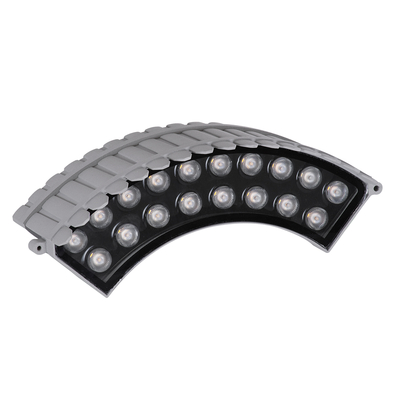 GLOBOSTAR® TREELIGHT-JINA 90690 Κυρτή Μπάρα Φωτισμού Wall Washer για Φυτά - Δέντρα LED 18W 1620lm 10° DC 24V Αδιάβροχο IP65 Θερμό Λευκό 2700K Dimmable - Γκρι Ανθρακί - Μ29 x Π11 x Υ10.5cm - 3 Χρόνια Εγγύηση