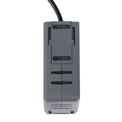 GLOBOSTAR® WINDOW-CORNA 90113 Αρχιτεκτονικό Γωνιακό Φωτιστικό Ανάδειξης Παραθύρων Window Light LED 6W 570lm 3x172° DC 24V Αδιάβροχο IP65 Φυσικό Λευκό 4500K Dimmable - Γκρι Ανθρακί - Μ12 x Π4 x Υ12cm - 3 Χρόνια Εγγύηση