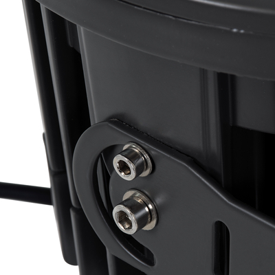 GloboStar® FLOOD-NEVA 90397 Προβολέας Wall Washer για Φωτισμό Κτιρίων LED 54W 4590lm 30° DC 24V Αδιάβροχο IP65 L24.5 x W24.5 x H14.7cm Αρχιτεκτονικό Πορτοκαλί 2200K - Μαύρο - 3 Years Warranty