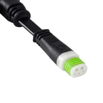 GloboStar® 90709 Ταχυσύνδεσμος Τροφοδοσίας T για Wall Washer Tuber - 2 Καλώδια +/- σε Power Connector 5 PIN Male & Power Connector 5 PIN Female για Πολύχρωμα RGB+RGBW Tuber