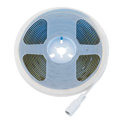 GloboStar® 70415 Σετ Ταινία COB LED 5m 48W/5m 308LED/m 768lm/m 120° DC 12V IP20 με Τροφοδοτικό Θερμό Λευκό 2700K