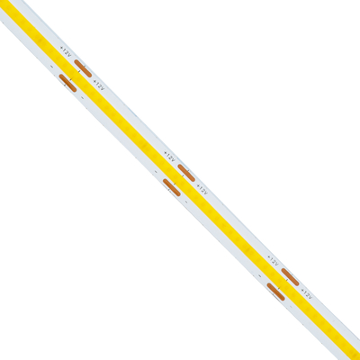 GloboStar® 70415 Σετ Ταινία COB LED 5m 48W/5m 308LED/m 768lm/m 120° DC 12V IP20 με Τροφοδοτικό Θερμό Λευκό 2700K