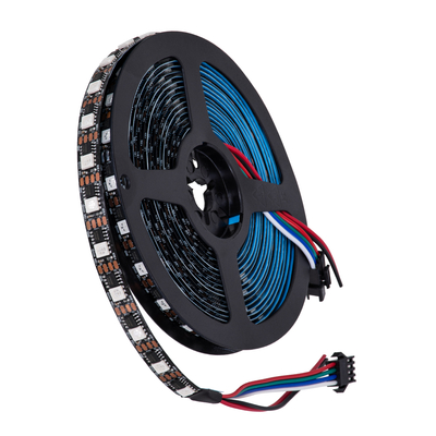 GLOBOSTAR® DIGIPRO 90604 Ψηφιακή Pixel Addressable Ταινία LED 14.4W/m 1152lm/m 120° DC 12V IP20 60 x SMD 5050 Chip/m 60 x Pixel/m Πολύχρωμο RGB Dimmable SPI/TTL Protocol IC TM1812 - Μ500 x Π1 x Υ0.2cm - Ρολό 5 Μέτρων - 5 Χρόνια Εγγύηση