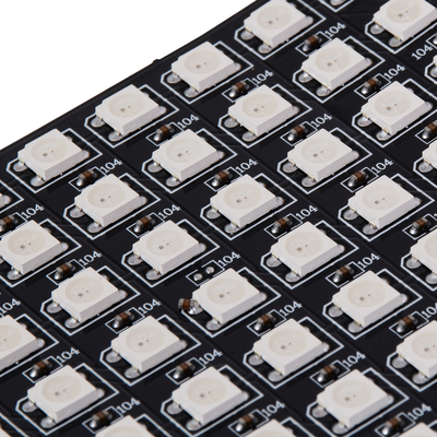 GloboStar® 90609 Digital Pixel Addressable Plate - Ψηφιακή Πλακέτα LED SMD 5050 61W/m 256LED/unit 256PIXEL/unit SPI/TTL Protocol IC WS2812/SK6812 4880lm/unit 120° DC 5V IP20 RGB - Μαύρο Σώμα - Μ320 x Π80 x Υ2mm - 5 Χρόνια Εγγύηση