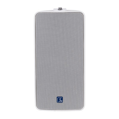 GloboStar® FDB ES106WT 98003 Facilities Speaker - Παθητικό Ηχείο Εγκαταστάσεων Επιτοίχιο με Μετασχηματιστή 100V & 16Ω - 80W RMS (320W Peak) - 1 x 6 Inches LF & 1 x 1 Inches HF - Αδιάβροχο IP65 - Λευκό - Μ18.2 x Π22.4 x Υ36.2cm - Ζεύγος