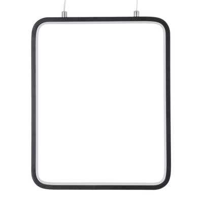 GloboStar® NEROBA 61302 Κρεμαστό Φωτιστικό Οροφής Linear Design LED CCT 18W 1980lm 360° AC 220-240V - Εναλλαγή Φωτισμού μέσω Διακόπτη On/Off All In One Ψυχρό 6000k+Φυσικό 4500k+Θερμό 2700k Μ29 x Π2 x Υ36cm - Μαύρο - 3 Years Warranty