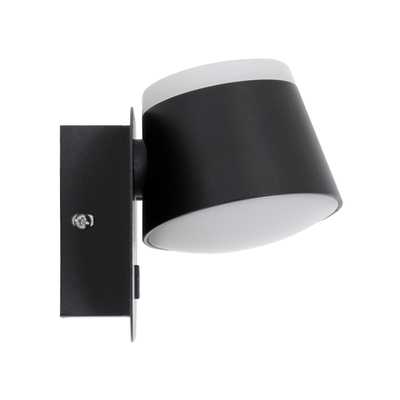 GloboStar® REGENCY 61376 Μοντέρνο Φωτιστικό Τοίχου - Απλίκα Ξενοδοχείου Reading Light με Φορτιστή USB 3A LED 16W 1840lm 120° AC 220-240V IP20 Φυσικό Λευκό 4500K - Μαύρο - Μ16.5 x Π12 x Υ10cm - 3 Χρόνια Εγγύηση