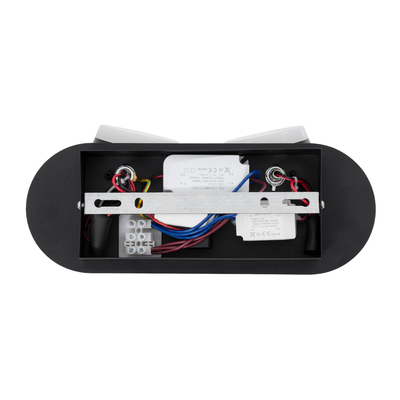 GloboStar® REGENCY 61376 Μοντέρνο Φωτιστικό Τοίχου - Απλίκα Ξενοδοχείου Reading Light με Φορτιστή USB 3A LED 16W 1840lm 120° AC 220-240V IP20 Φυσικό Λευκό 4500K - Μαύρο - Μ16.5 x Π12 x Υ10cm - 3 Χρόνια Εγγύηση