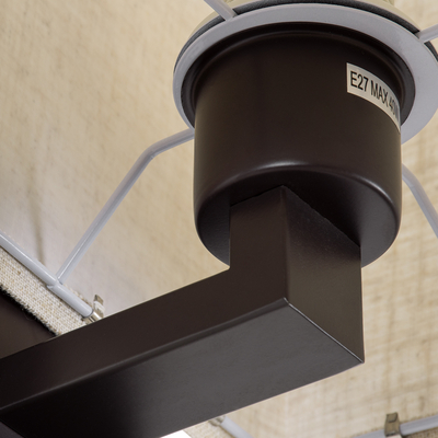 GloboStar® ROULETTE-S 61384 Μοντέρνο Φωτιστικό Τοίχου - Απλίκα Ξενοδοχείου Bed Side LED 3W 360lm & 1 x E27 36° & 360° AC 220-240V - Reading Up/Down Light - Φορτιστής USB 3A - Μ17 x Π20 x Υ37cm - Φυσικό Λευκό 4500K - Καφέ με Μπεζ Καπέλο - Σετ 2 Τεμαχίων