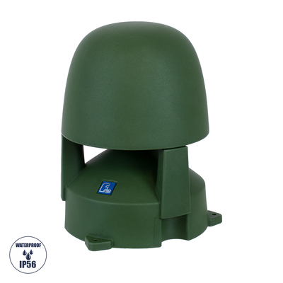 GloboStar® FDB LS800 98014 Facilities Speaker - Παθητικό Ηχείο Εγκαταστάσεων Επιδαπέδιο με Μετασχηματιστή 100V & 8Ω - 60W RMS (120W Peak) - 1 x 8 Inches LF & 1 x 1 Inches HF - Αδιάβροχο IP56 - Πράσινο - Μ39 x Π35 x Υ49cm