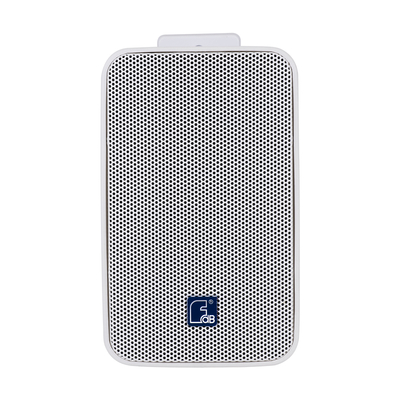 GloboStar® FDB ES104WT 98001 Facilities Speaker - Παθητικό Ηχείο Εγκαταστάσεων Επιτοίχιο με Μετασχηματιστή 100V & 16Ω - 40W RMS (160W Peak) - 1 x 4 Inches LF & 1 x 0.8 Inches HF - Αδιάβροχο IP65 - Λευκό - Μ14.1 x Π17 x Υ23cm - Ζεύγος