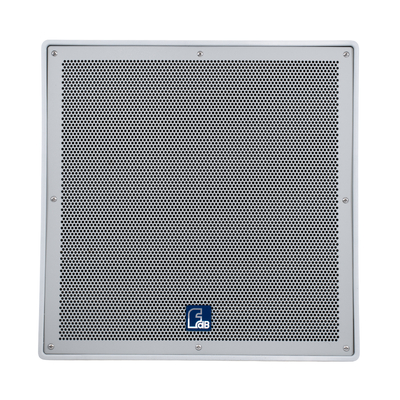 GloboStar® FDB LT115BT 98011 Facilities Speaker - Παθητικό Ηχείο Subwoofer Εγκαταστάσεων Επιτοίχιο με Μετασχηματιστή 100V & 8Ω - 400W RMS (1600W Peak) - 1 x 15 Inches LF - Αδιάβροχο IP56 - Λευκό - Μ49 x Π50 x Υ52cm