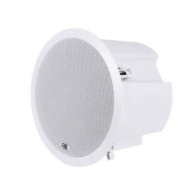 GloboStar® FDB C800T 98013 Facilities Speaker - Παθητικό Ηχείο Εγκαταστάσεων Χωνευτό Οροφής με Μετασχηματιστή 100V & 8Ω - 50W RMS (100W Peak) - 1 x 8 Inches LF & 1 x 1 Inches HF -  IP20 - Λευκό - Φ28 x Υ19.1cm