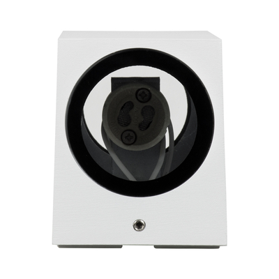 GloboStar® BURANO 60614 Φωτιστικό Τοίχου - Απλίκα Αρχιτεκτονικού Φωτισμού Εξωτερικού Χώρου Up & Down Αλουμινίου με Ντουί 2 x GU10 AC 220-240V Αδιάβροχο IP65 L15 x W8 x H6.8cm - Λευκό -  5 Years Warranty