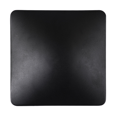 GloboStar® HELIO-S 60664 Φωτιστικό Τοίχου - Απλίκα Αρχιτεκτονικού Φωτισμού Εσωτερικού/Εξωτερικού Χώρου LED 12W 1380lm 120° x 360° AC 220-240V Αδιάβροχο IP65 Μ26 x Π5 x Υ26cm - Θερμό Λευκό 2700K - Μαύρο - Τετράγωνο - Bridgelux Chip - 3 Years Warranty