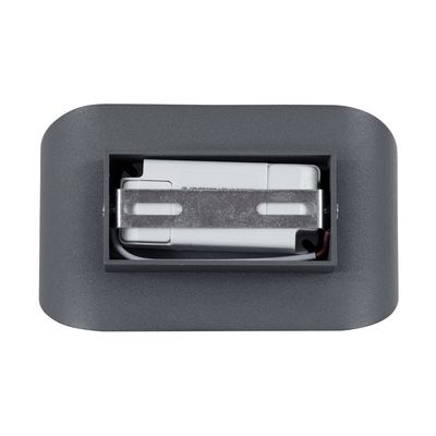 GloboStar® EDEN 60667 Φωτιστικό Τοίχου - Απλίκα Αρχιτεκτονικού Φωτισμού Εσωτερικού Χώρου Up & Down LED 10W 1000lm 60° AC 220-240V IP20 Μ16 x Π10.5 x Υ9cm - Φυσικό Λευκό 4500K - Γκρι Ανθρακί - Bridgelux Chip - 3 Years Warranty