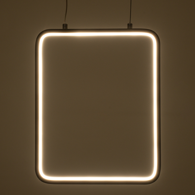 GloboStar® NEROBA 61303 Κρεμαστό Φωτιστικό Οροφής Linear Design LED CCT 18W 1980lm 360° AC 220-240V - Εναλλαγή Φωτισμού μέσω Διακόπτη On/Off All In One Ψυχρό 6000k+Φυσικό 4500k+Θερμό 2700k Μ29 x Π2 x Υ36cm - Λευκό - 3 Years Warranty