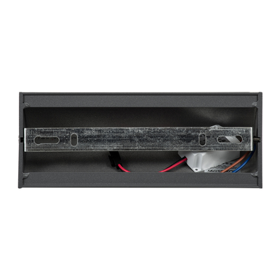 GloboStar® CIRCOA 60543 Φωτιστικό Τοίχου - Απλίκα Αρχιτεκτονικού Φωτισμού Εσωτερικού/Εξωτερικού Χώρου Up & Down LED 10W 1080lm 60° AC 220-240V IP44 Μ20 x Π8 x Υ10cm - Θερμό Λευκό 2700K - Γκρι Ανθρακί - Bridgelux Chip - 3 Years Warranty