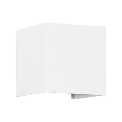 GloboStar® AXIS-S 60560 Φωτιστικό Τοίχου - Απλίκα Αρχιτεκτονικού Φωτισμού Εσωτερικού/Εξωτερικού Χώρου Up & Down LED 10W 1150lm 10 έως 60° AC 220-240V Αδιάβροχο IP65 Μ10 x Π10 x Υ10cm - Θερμό Λευκό 2700K - Λευκό - Bridgelux Chip - 3 Years Warranty