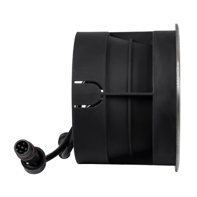 GloboStar® UNDERWATER-JULIA 90567 Υποβρύχιο Χωνευτό Φωτιστικό Σποτ Ειδικό για Σιντριβάνια LED 6W 510lm 15° DC 24V Αδιάβροχο IP68 Φ15 x Υ10.2cm RGBW DMX512 - Ανοξείδωτο Ατσάλι - 3 Years Warranty