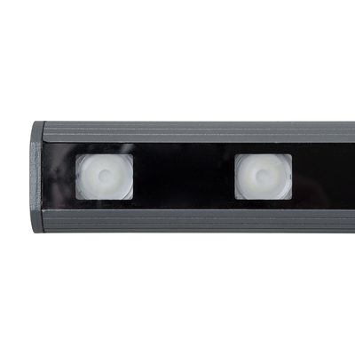 GLOBOSTAR® WASHER-PANDA 90585 Μπάρα Φωτισμού Wall Washer LED 36W 3060lm 15° DC 24V Αδιάβροχο IP65 Πολύχρωμο RGBW Dimmable DMX512 - Γκρι Ανθρακί - Μ100 x Π4 x Υ3.5cm - 3 Χρόνια Εγγύηση
