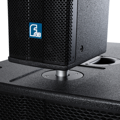 GloboStar® FDB K806 98027 PA Speaker - Παθητικό Ηχείο Column Κολωνάτο Επιτοίχιο & Επιδαπέδιο 6Ω - 480W RMS (1920W Peak) - 6 x 6 Inches Mid & 2 x 1.7 Inches HF - IP20 - Μαύρο - Μ15.8 x Π24.2 x Υ129cm