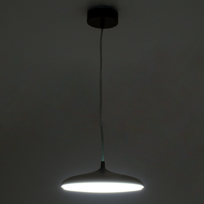 GloboStar® BARON 60886 Κρεμαστή Πλαφονιέρα Οροφής LED CCT 12W 1440lm 120° AC 220-240V - Εναλλαγή Φωτισμού μέσω Διακόπτη On/Off All In One Ψυχρό 6000k+Φυσικό 4500k+Θερμό 2700k Φ25 x Υ8cm - Χρυσό Πλατίνα - 3 Years Warranty